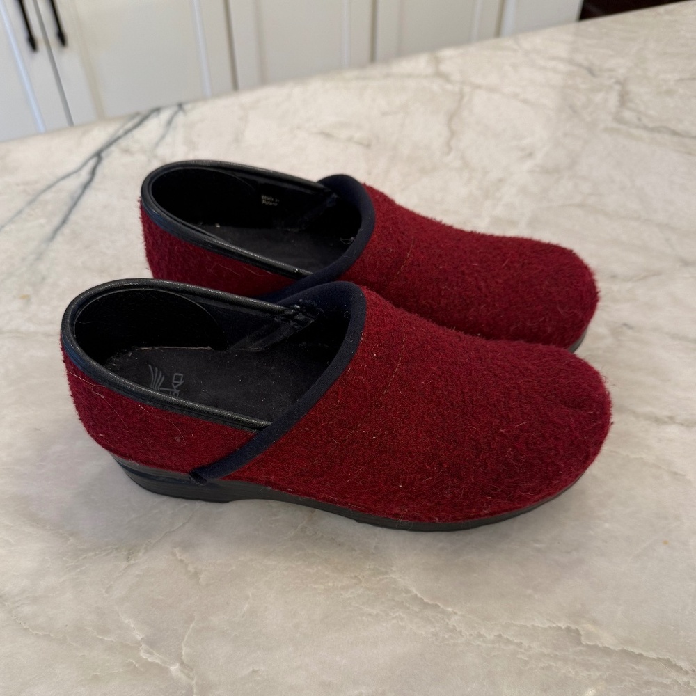 Dansko wool clogs